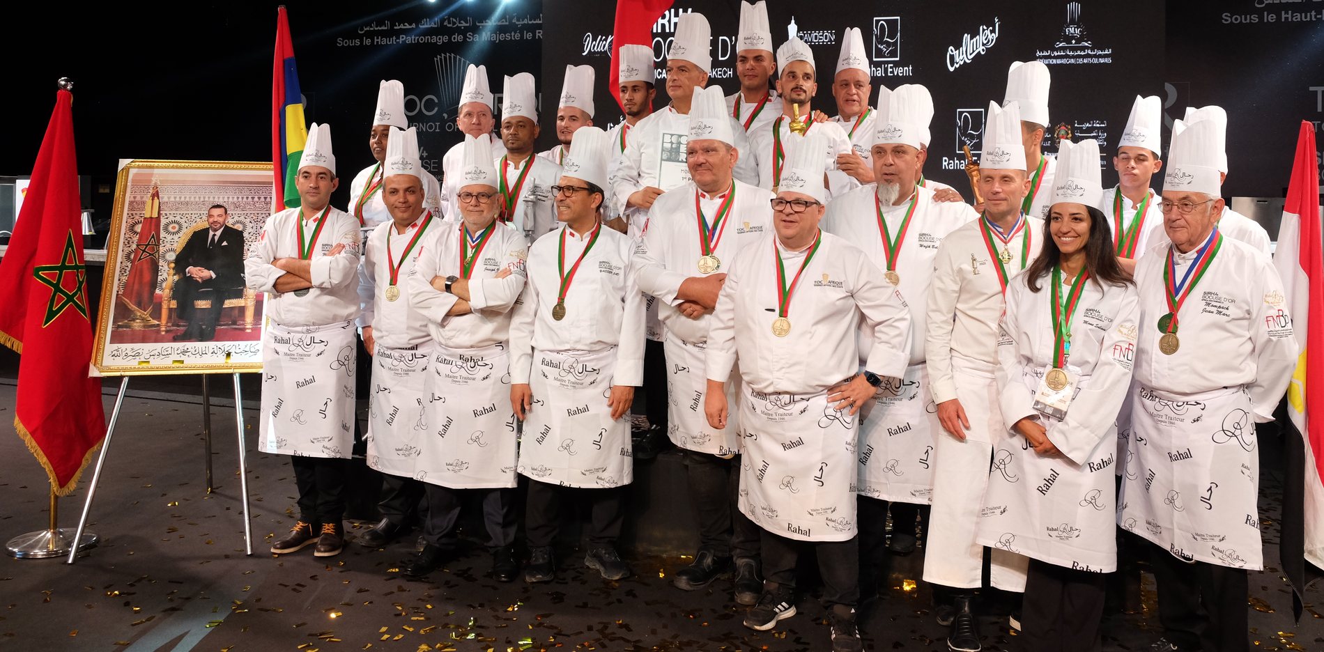 Official photograph of the teams and jury at the close of the competition, TOC Afrique 2024, Marrakech